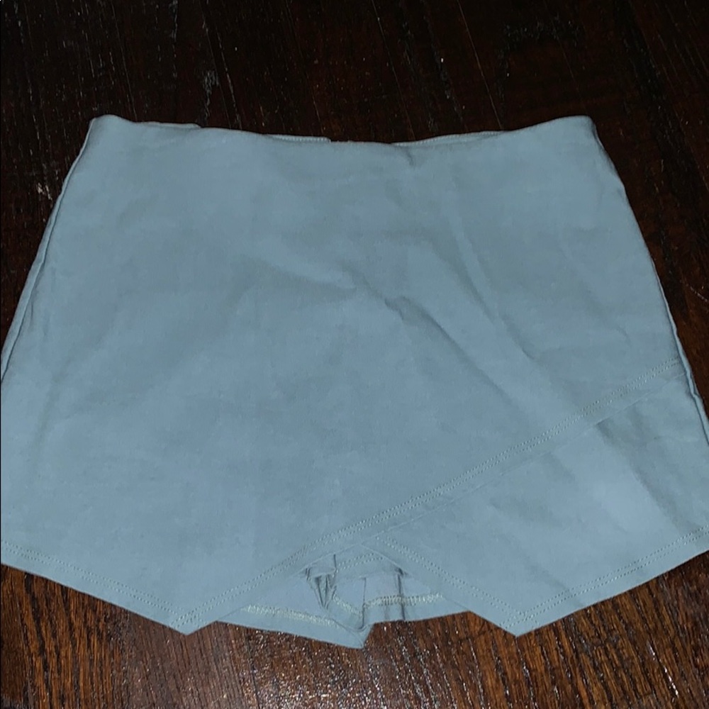 Blue envelope skort
